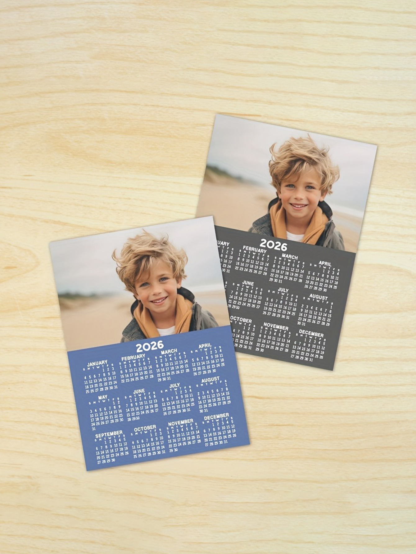 Custom Photo Magnetic Calendar 2026